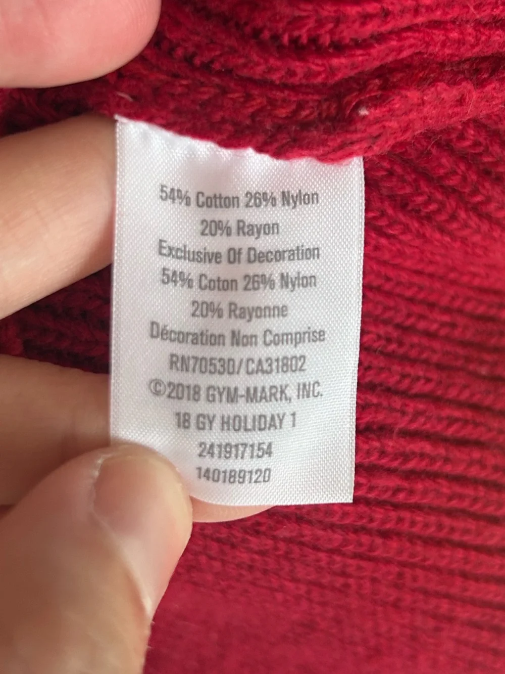 Gymboree 6-12 Months Red Hooded Knit Button Up Cardigan